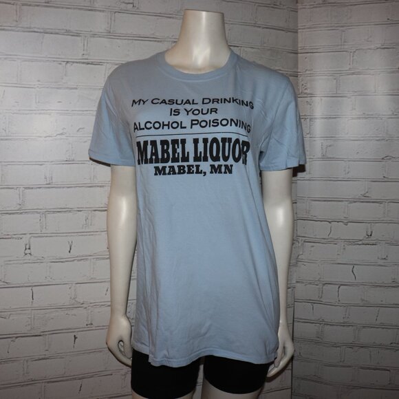 🍻💙 Mabel, MN Tee · Blue · Size M · Casual Drinking Vibes - Picture 7 of 8